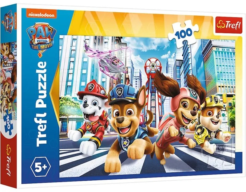 Gyerek Puzzle - Paw Patrol a városban 100 db