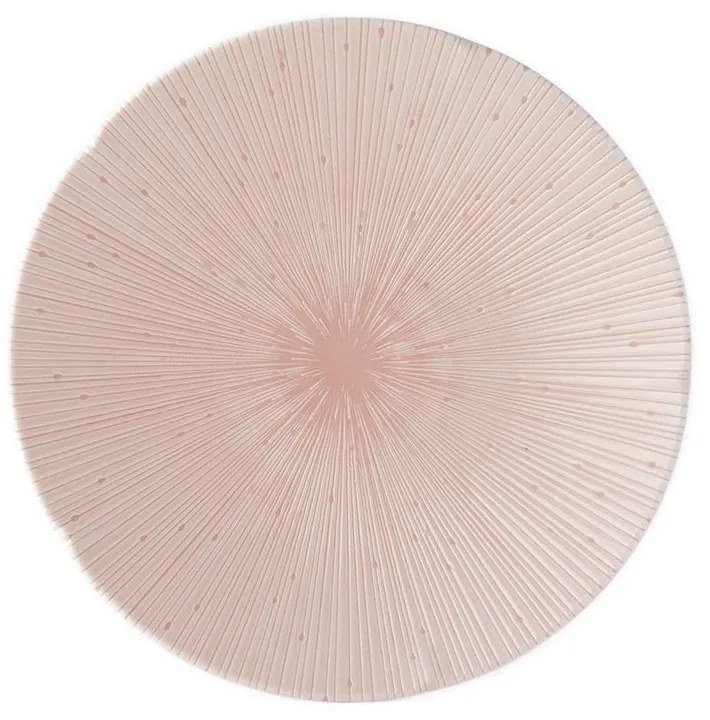 Rózsaszín kerámia tányér ø 24 cm ICE PINK - MIJ
