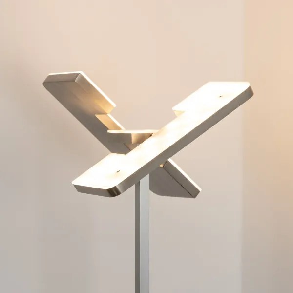 Eglo 33182 -LED Dimmelhető állólámpa SOLANO 1xLED/26W/230V+1xLED/3,2W króm