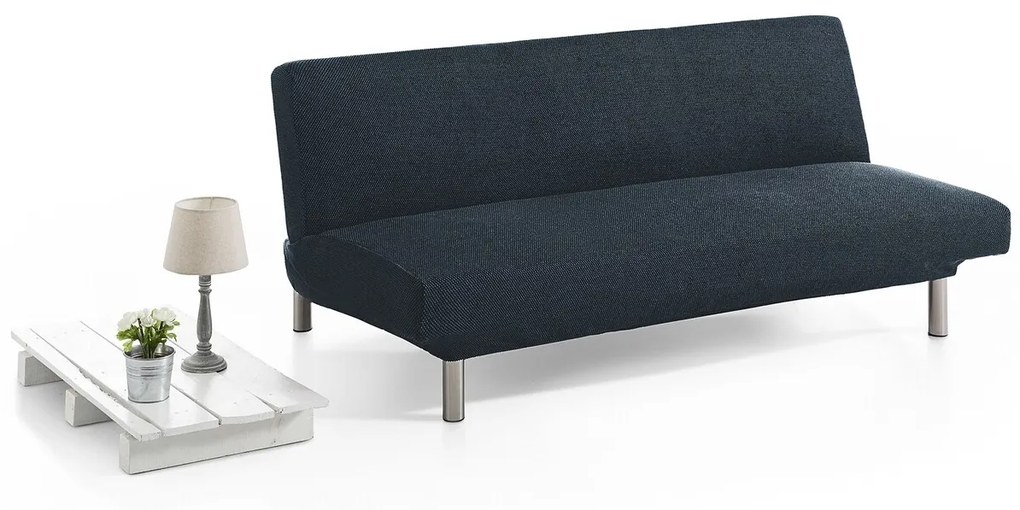 Belmarti Rugalmas Kanapéhuzat, Viena, click-clack, 3 személyes, jacquard anyag, kék