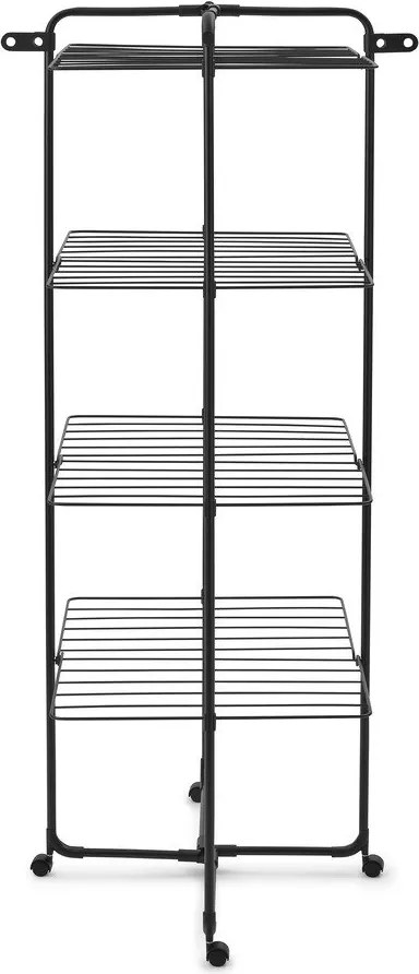 Matt fekete ruhaszárító 30 m HangOn Tower – Brabantia
