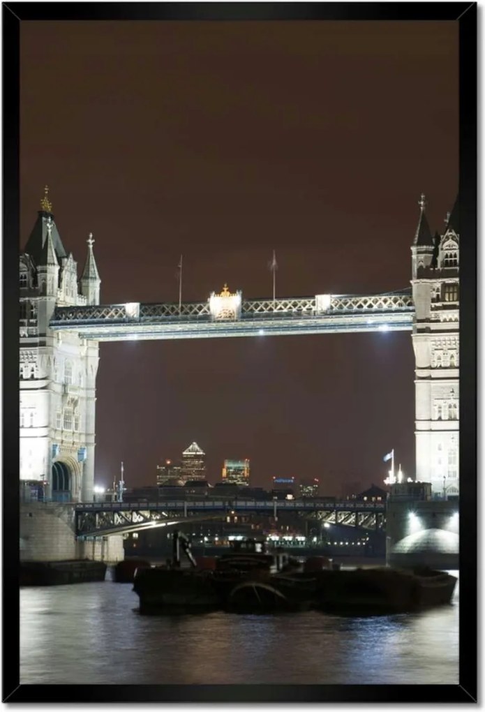 Poszterek keretben 40x60 Megvilágított toronyhíd