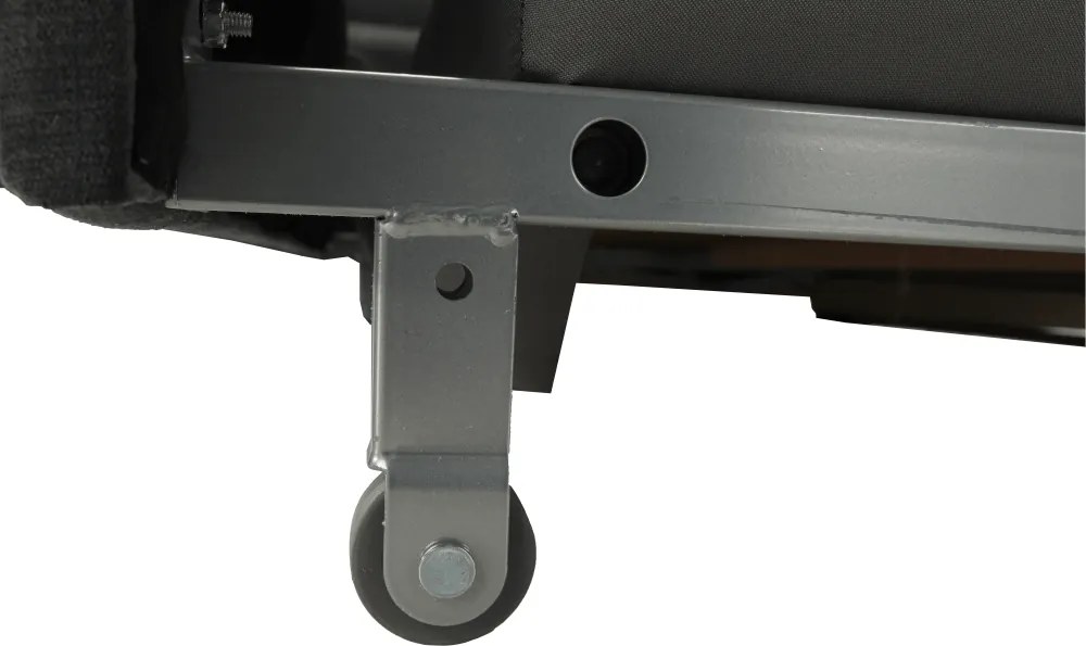 Ülőgarnitúra tárolóhellyel, szürke, szövet, balos, BUTON R