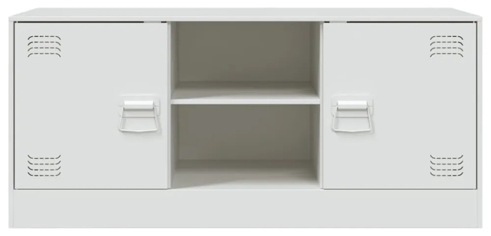 fehér acél TV-szekrény 99 x 39 x 44 cm
