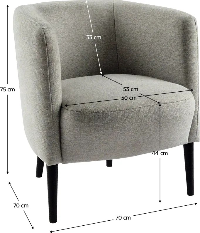 Fotel, világosszürke/fekete, ALIEN