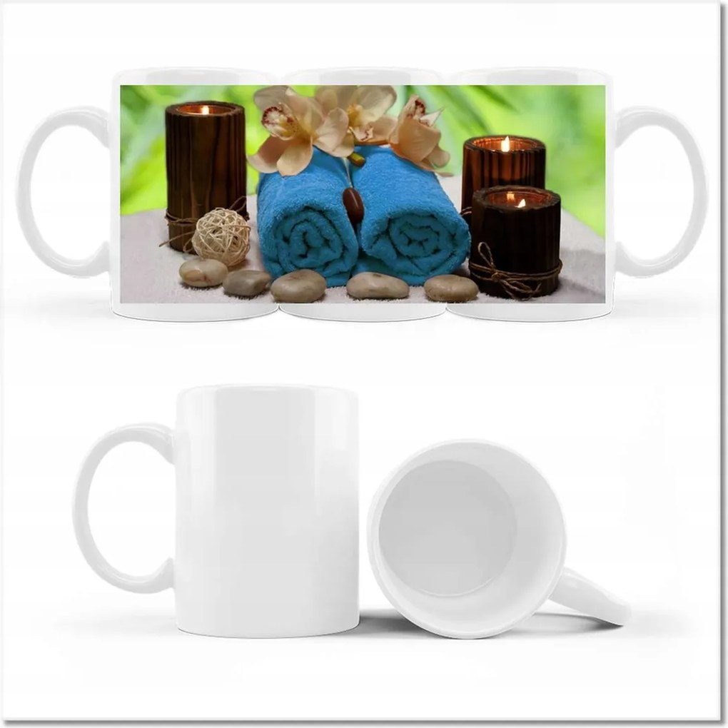 Nyomott mintás bögre Ázsiai Spa