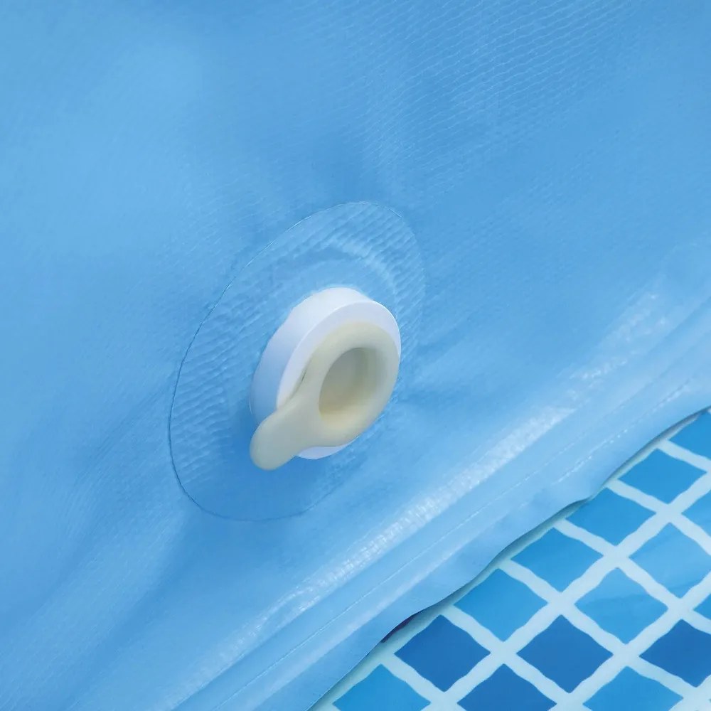 INTEX Rectangular Frame Baby Pool Set fémvázas medence szett, rámpával, 229 x 152 x 45.7 cm (48404)