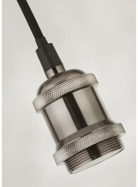 Searchlight 7461SS - Kábeles csillár SUSPENSION 1xE27/60W/230V ezüst