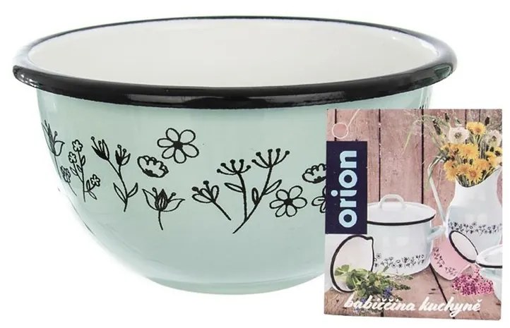 Orion Zománc tál LOUKA 12 cm, zöld