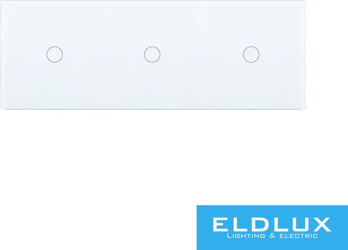 ELDLUX ELDTREND hármas soroló érintőpanel fehér