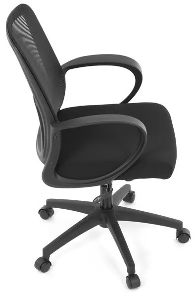 Fekete Hálós Irodai Szék, Hinta Mechanikával. KA-S3015 BK