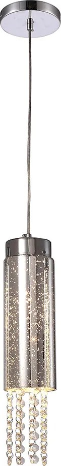 MILAGRO ML4363 MOONLIGHT Kristály Függesztett Lámpa Króm E14 IP20
