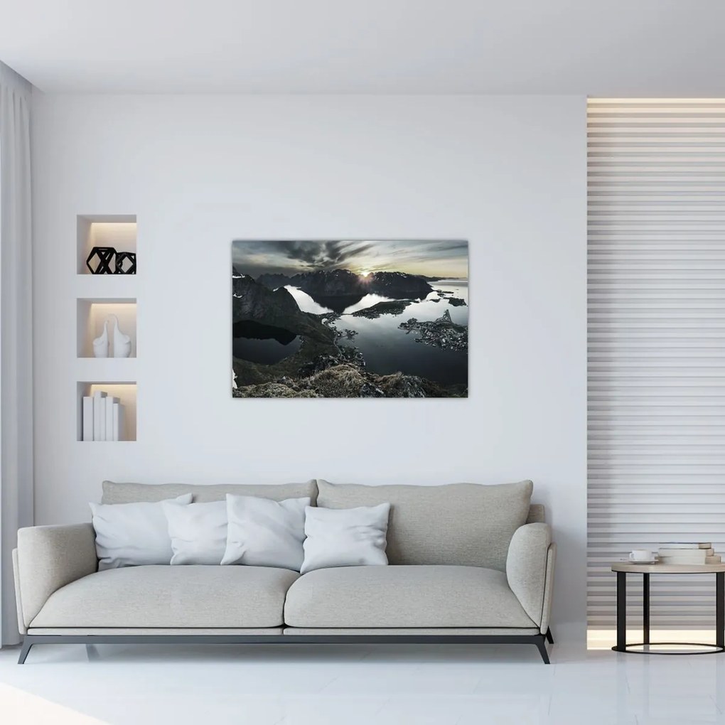 Kép - Norvég hegyek (90x60 cm)