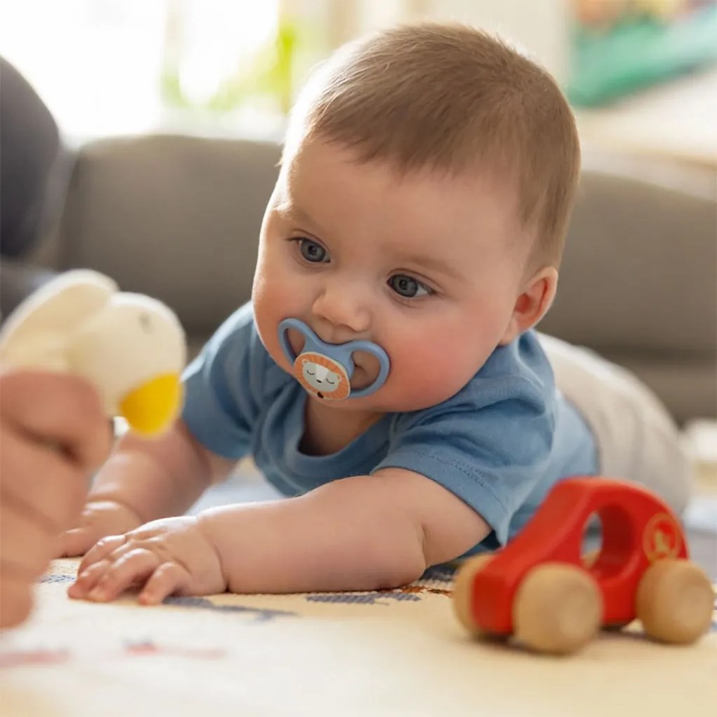 Baba cumi NUK Space Nights 6-18h 2 db/BOX fiú, vel. 6-18 m