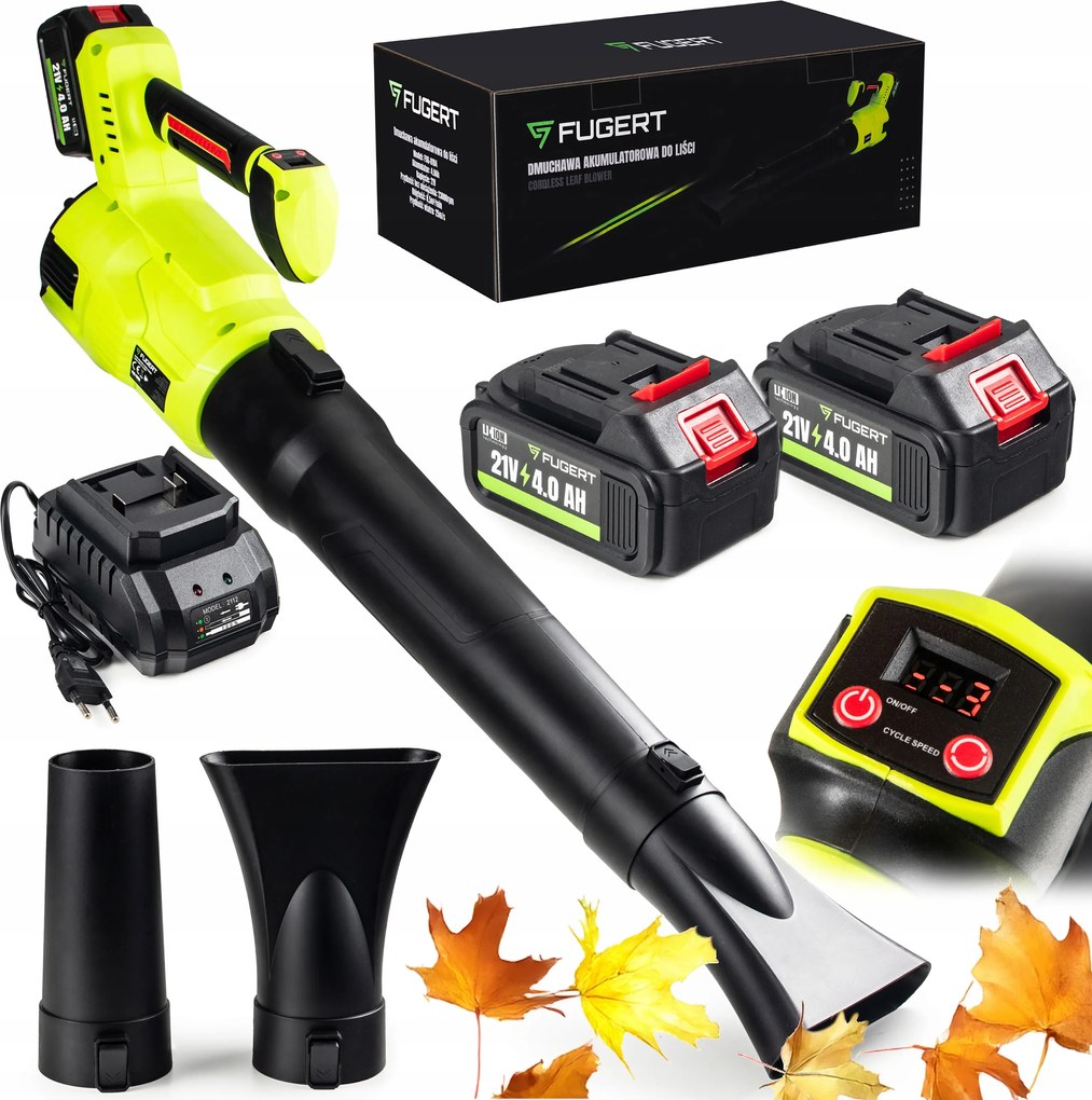 Akkumulátoros Kerti Hófúvó 2x Aku 4AH Fugert