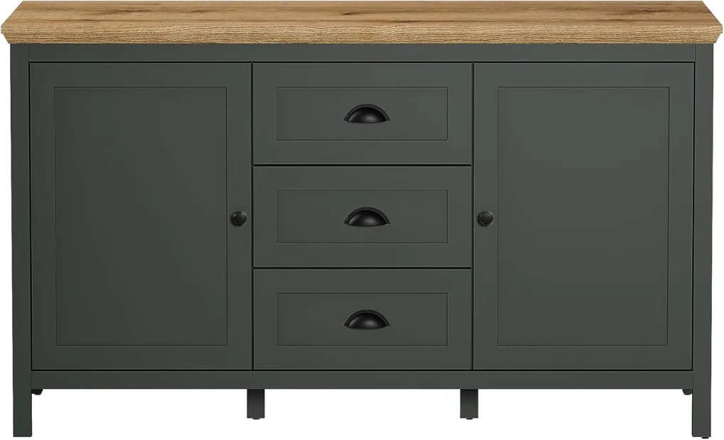 Stanton fiókos szekrény sötétzöld