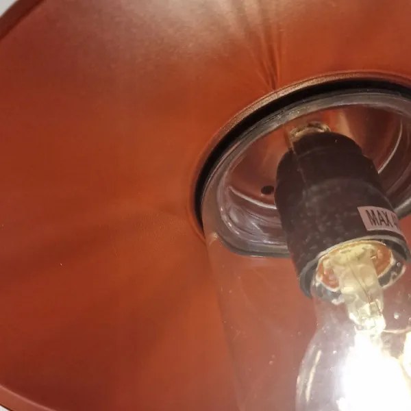 Elstead KLAMPENBORG-OXR- Kültéri lámpatest KLAMPENBORG 1xE27/60W/230V IP44 piros