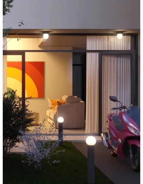 Redo 90643 - Kültéri lámpa BULK 1xE27/20W/230V 80 cm IP44 antracit