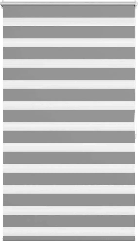 vidaXL szürke zebra roló 80,9 x 175 cm szövetszélesség 76,7 cm