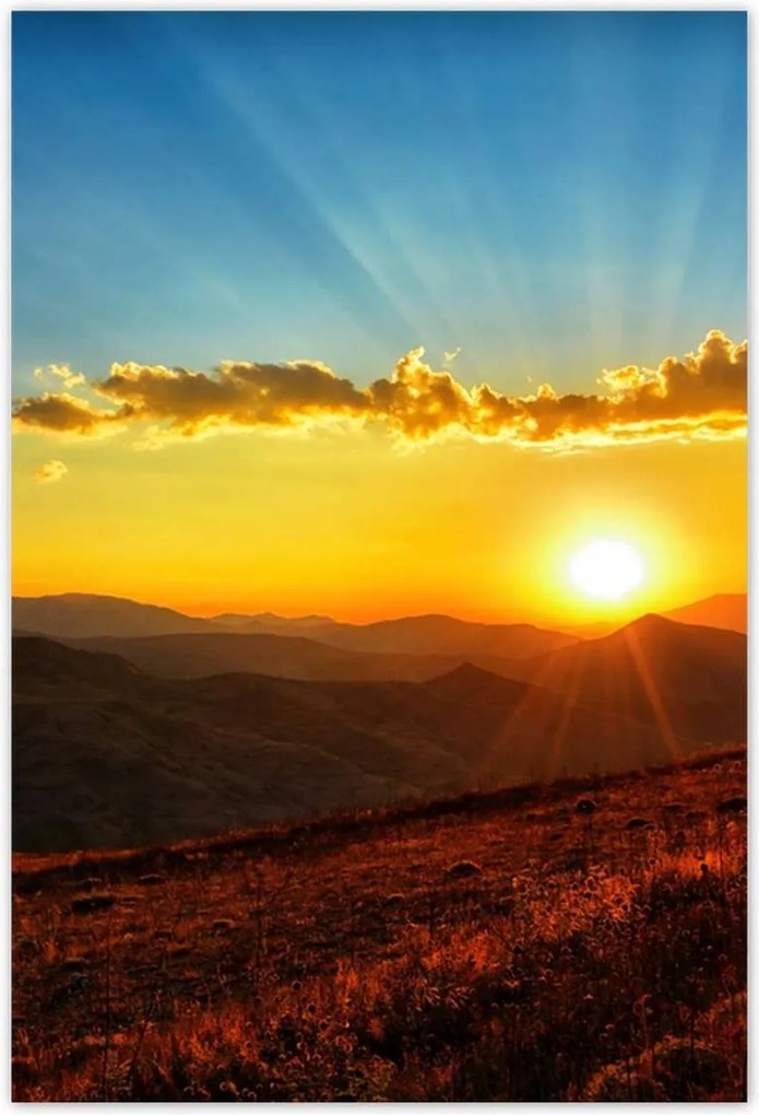 Poszterek 135x200 Gyönyörű naplemente