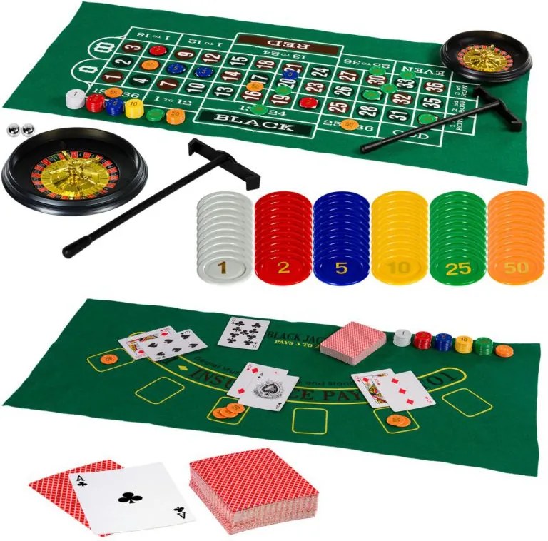 GamesPlanet® Játékasztal Multigame 15in1 Fekete