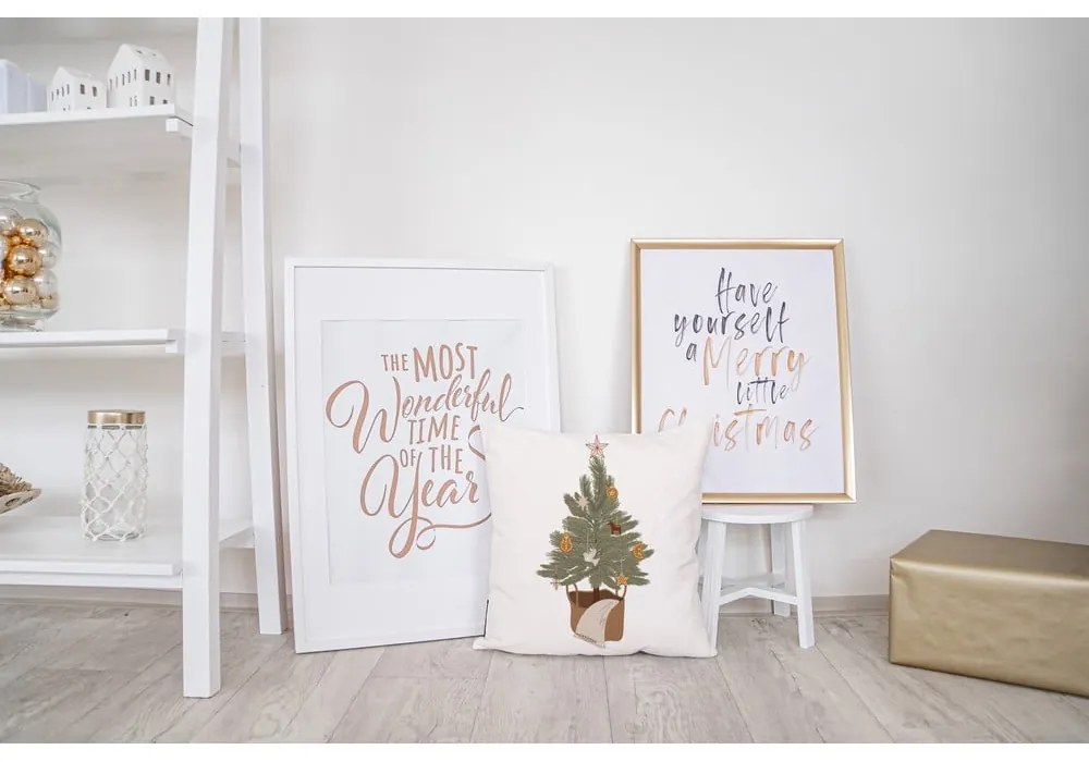 Díszpárna karácsonyi mintával 45x45 cm Christmas Tree – Butter Kings
