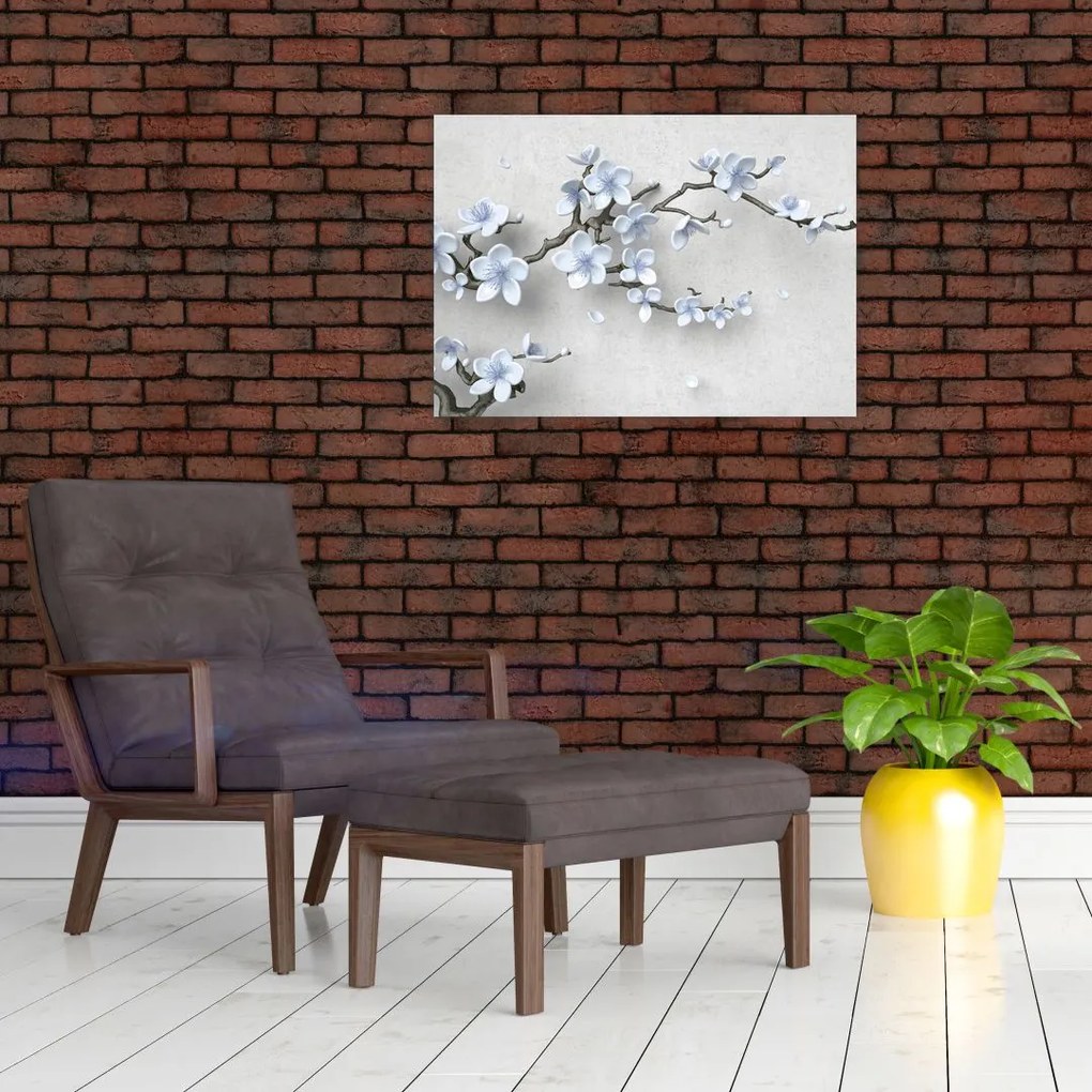 A virágok képe (70x50 cm)