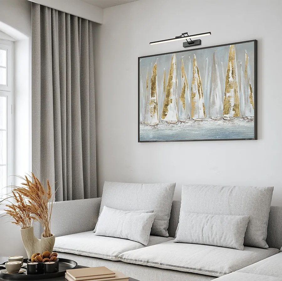 RENDL FRIDA 60 nástěnná matná černá 230V LED 12W 3000K
