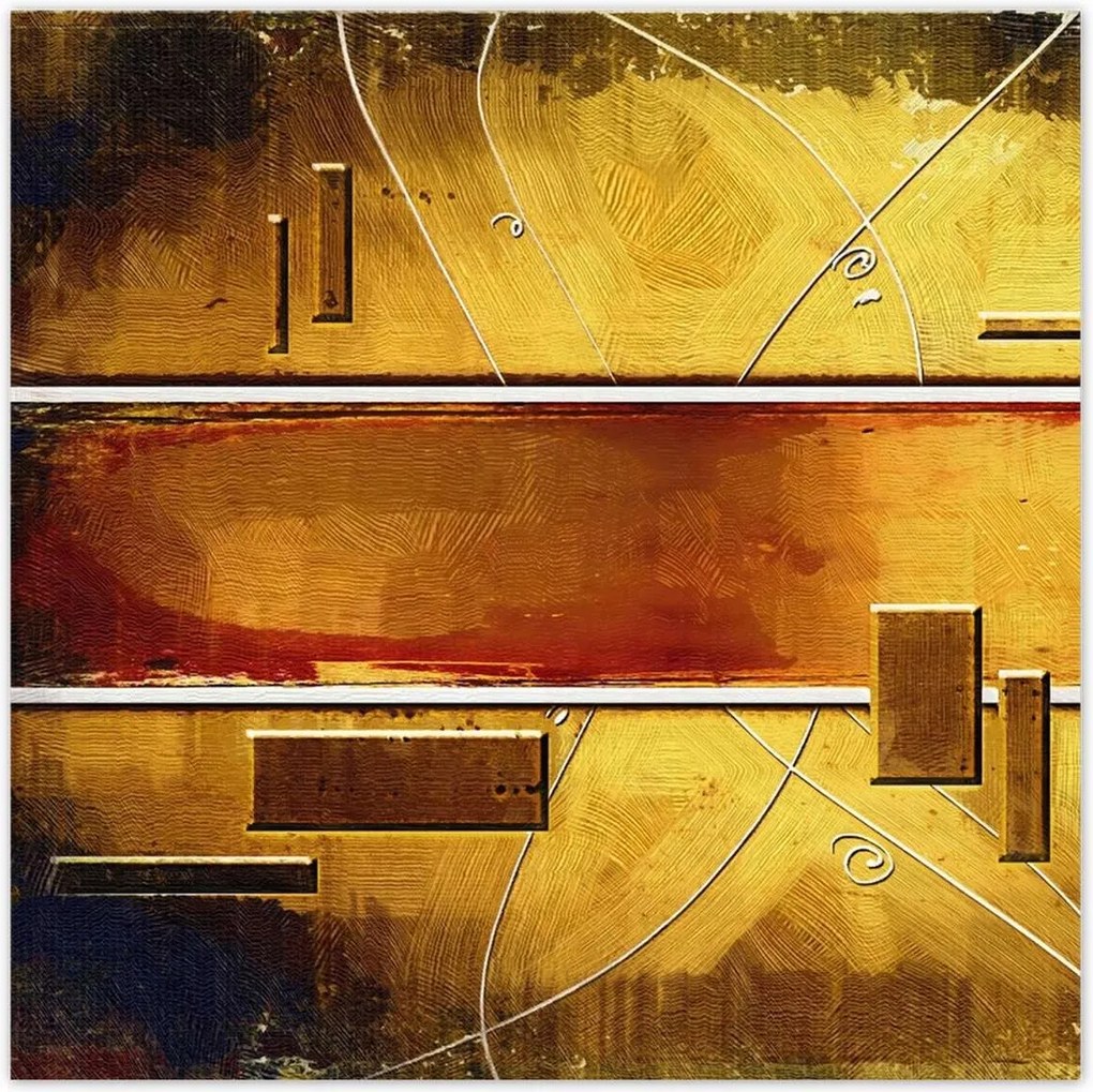 Poszterek 100x100 Megnyugvás bronzban