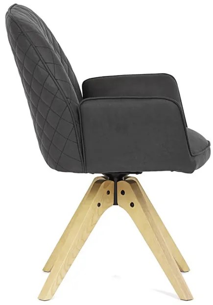 Fekete Szövet Étkezőszék. HC-539 BK3