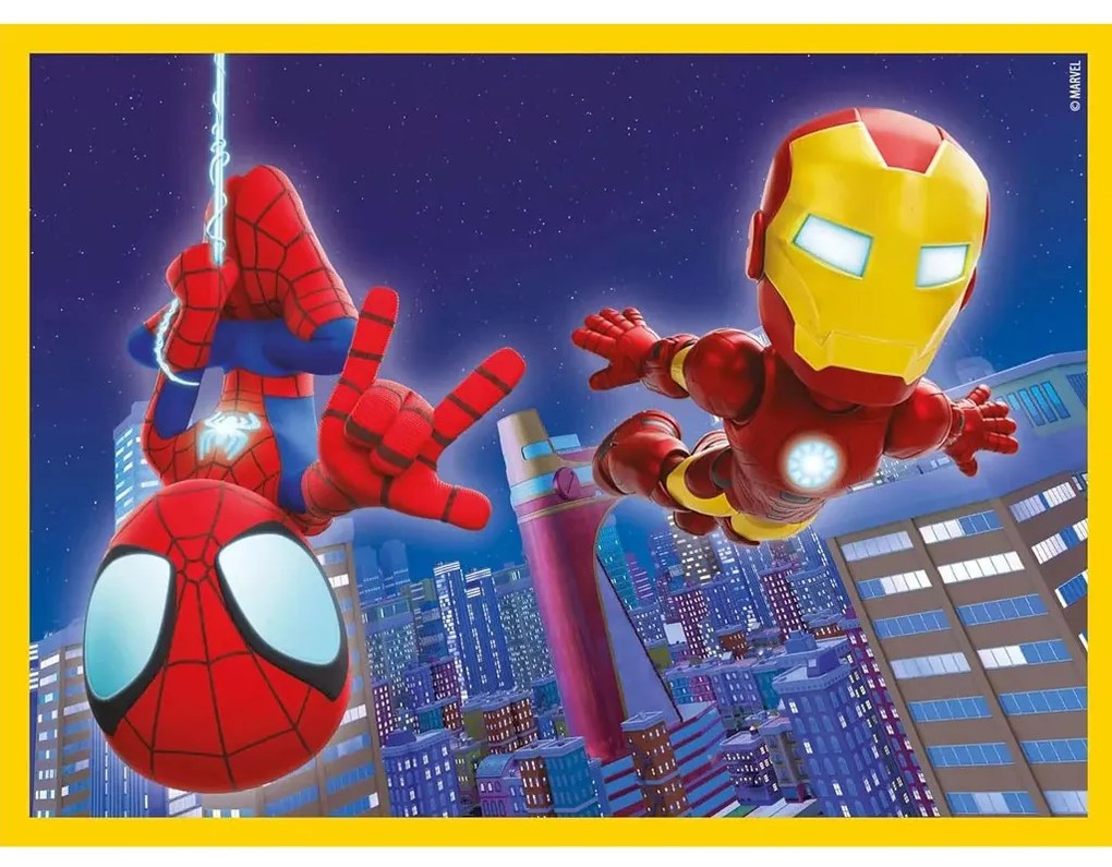 Pókember Spidey mesekocka 12 db-os Clementoni