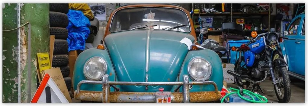 Poszterek 200x66 Garázs javítás Bogár