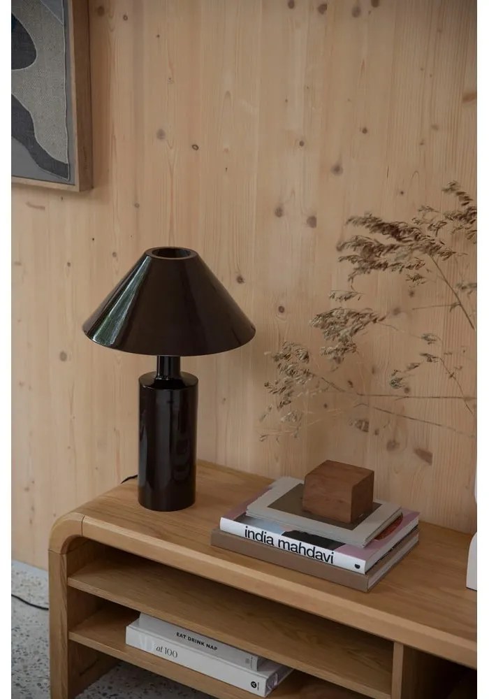 Natúr színű TV-állvány tölgyfa dekorral 160x45x40 cm Brave – Zuiver