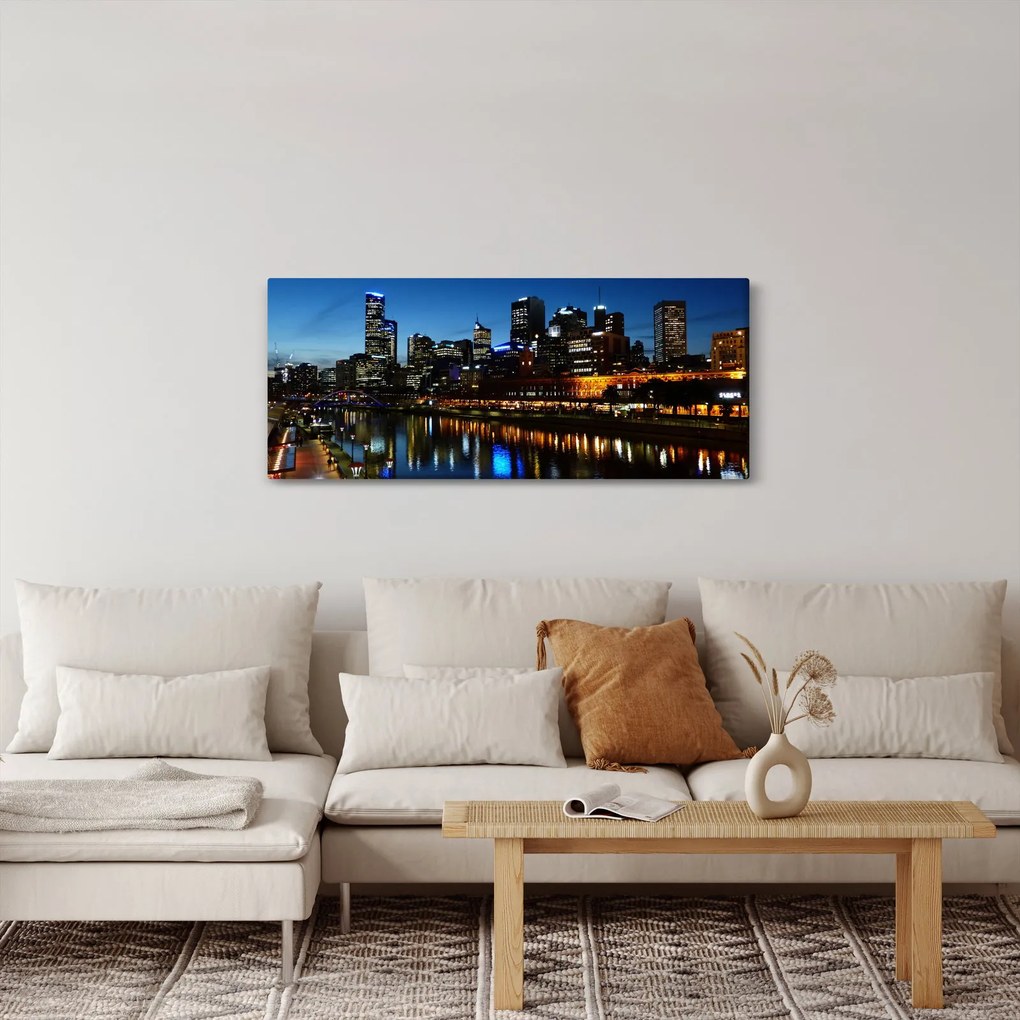 Éjszaka Melbourne-ben (120x50 cm)