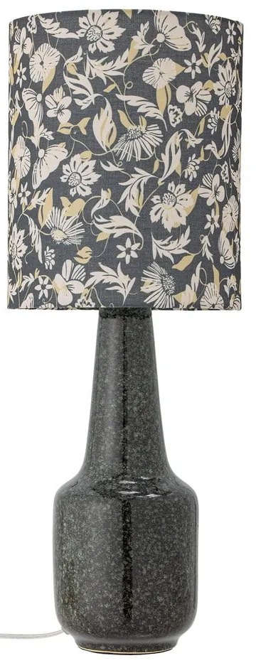 Zöld asztali lámpa textil búrával (magasság 62 cm) Olefine – Bloomingville