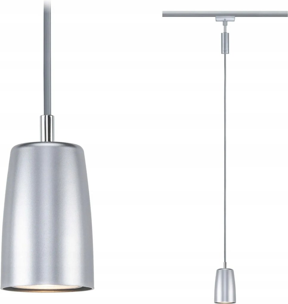 Paulmann URail függeszték Cover GU10 10W 230V matt króm modern lámpatest