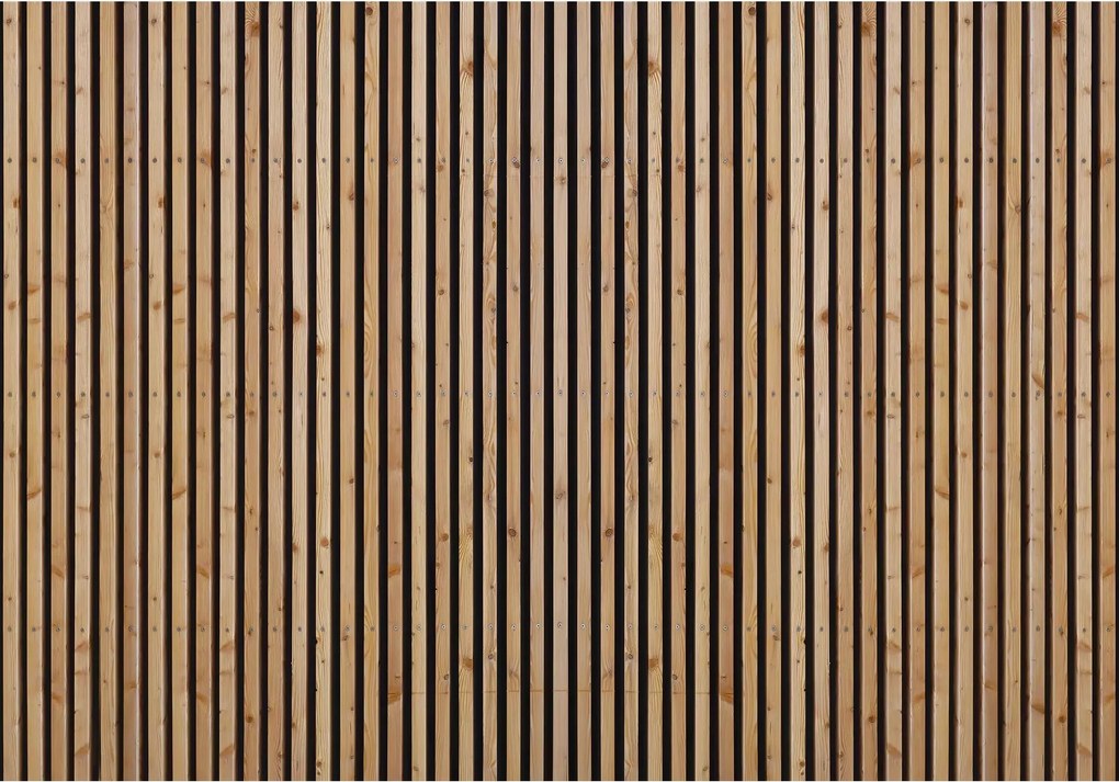 Fotótapéta deszka fa panelek díszlécek 254 x 184