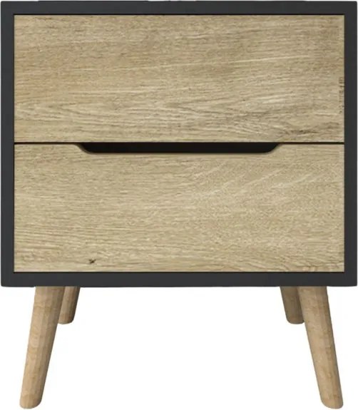 Flora - Anthracite, Sapphire Oak