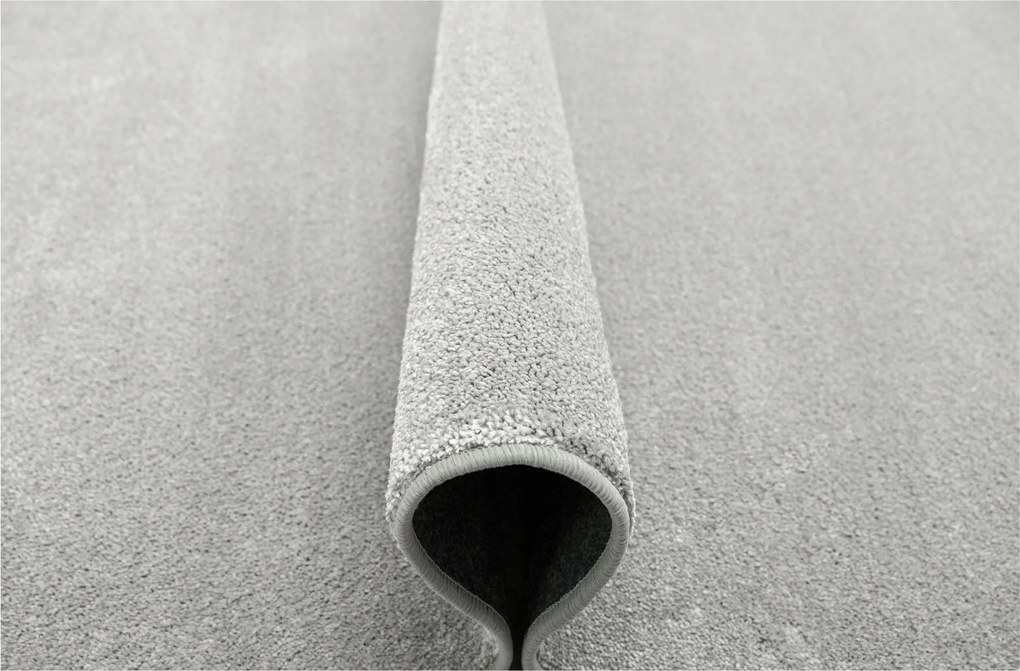 Szürke Szőnyeg Puha Sűrű Gyapjú Filc Sobrado Nappaliba 250x350 cm