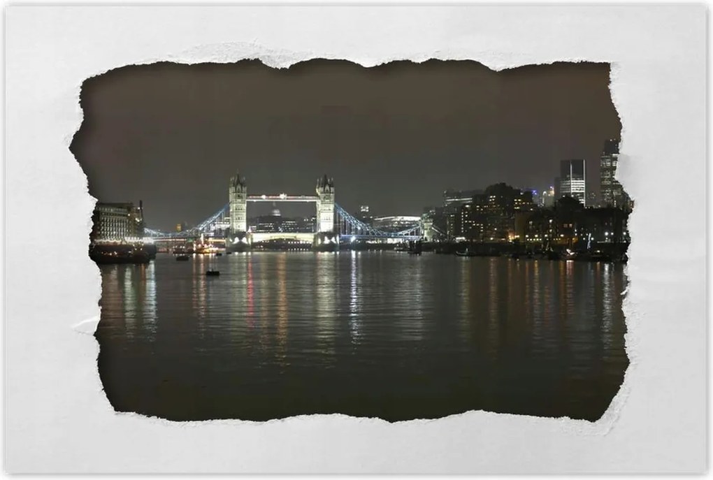 Poszterek 120x80 Éjszakai panoráma London