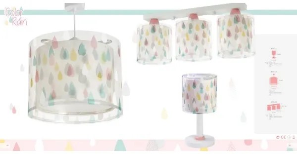 Dalber D-41431 - Gyerek lámpa COLOR RAIN 1xE14/40W/230V