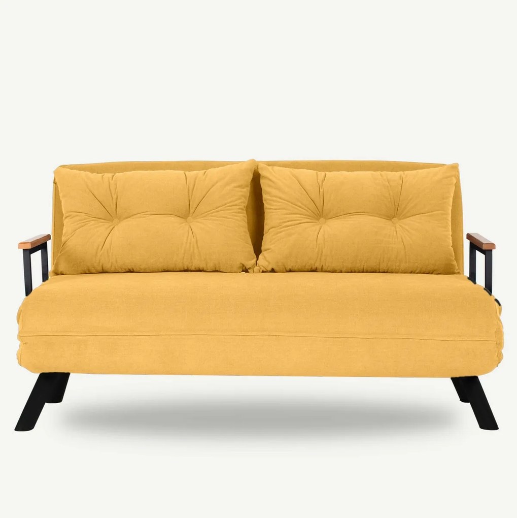 Sando 2 Mustard kinyitható kanapé