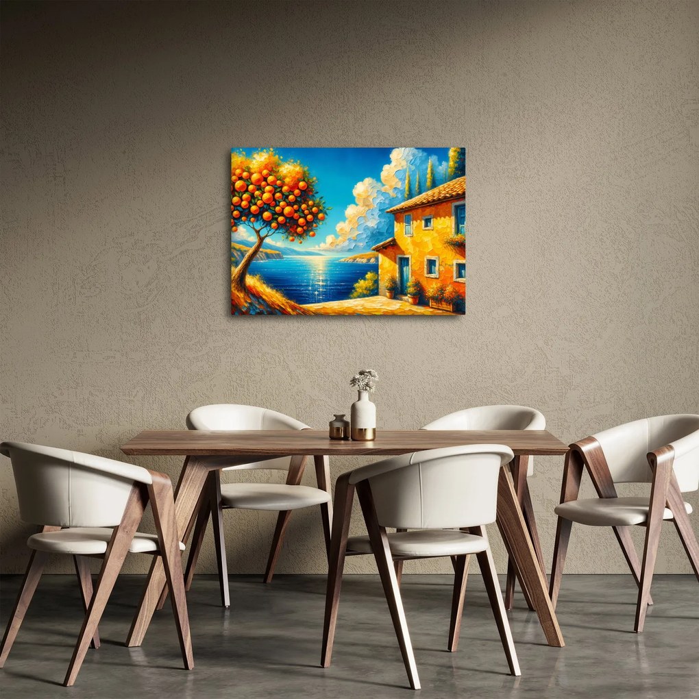 Kép - Ház narancsokkal II. (70x50 cm)