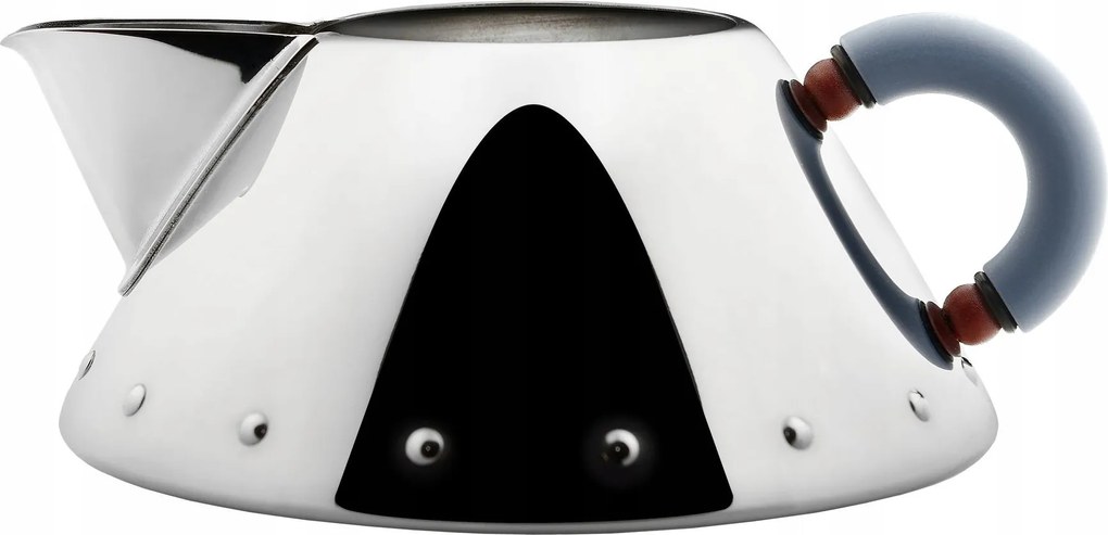 Alessi 9096 Acél Tejtartó Kancsó Kék Fogantyú