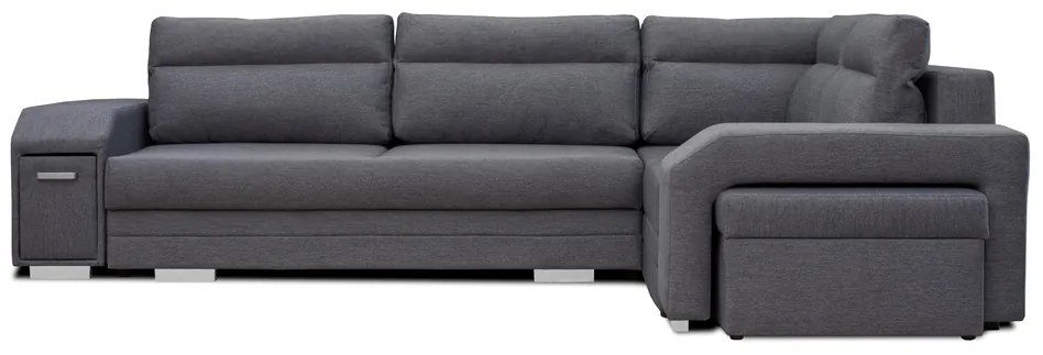 Sarokkanapé Alfredo (sötétszürke Lincoln 90) (J). 601379