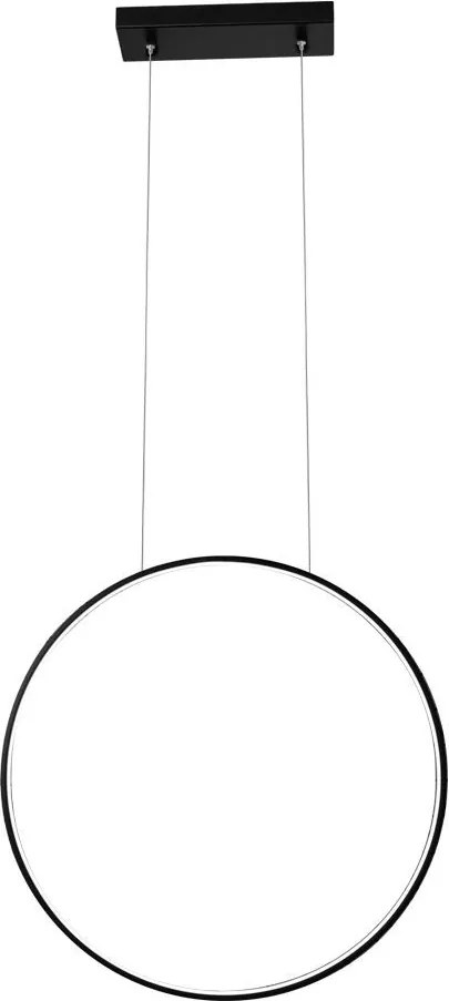 ANTIGO 5302 AGARO Modern Led Függesztett Lámpa Fekete LED IP20