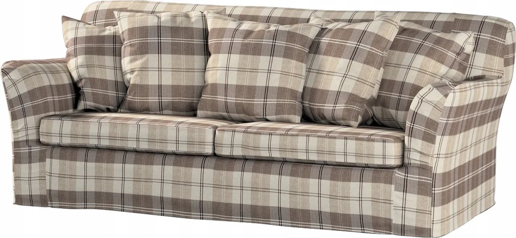 Dekoria Tomelilla 3 személyes kinyitható kanapé huzat Ikea barna