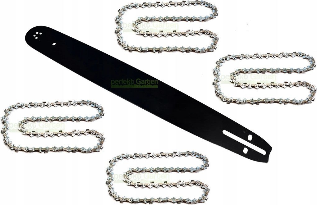 50cm 1,5mm vezetősín 4X lánc Garden Master GM-06027 AW-CS5200 fűrészhez