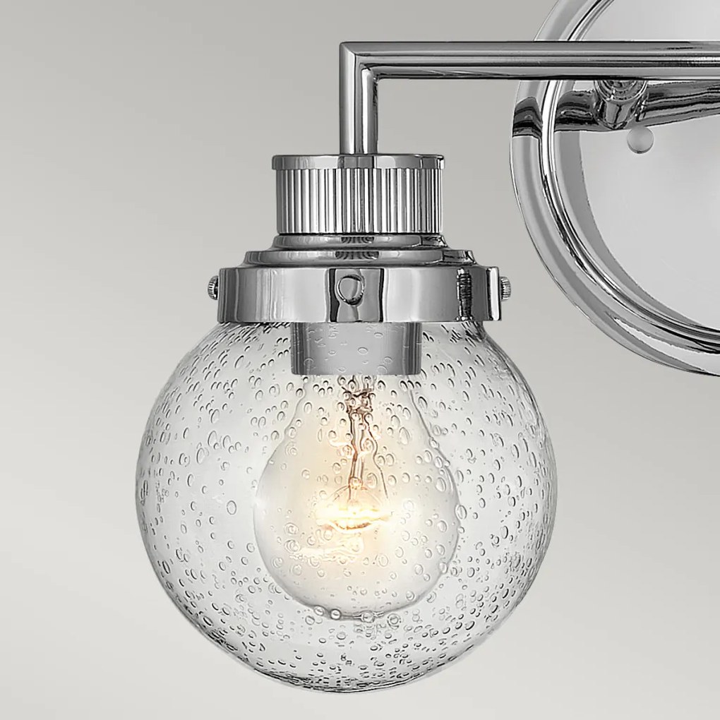 Quintiesse POPPY QN-POPPY2-PC-BATH Fali lámpa 2x60W/E27 IP44