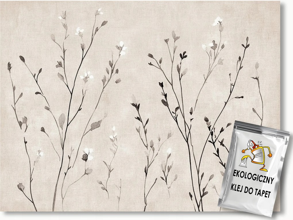 Fotótapéta Flizelina Természet Növények Virágok Levelek Gyógynövények Boho 400x280 ragasztó